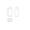 Applique extérieur Philips gris alu ip44 culot 2xgu10