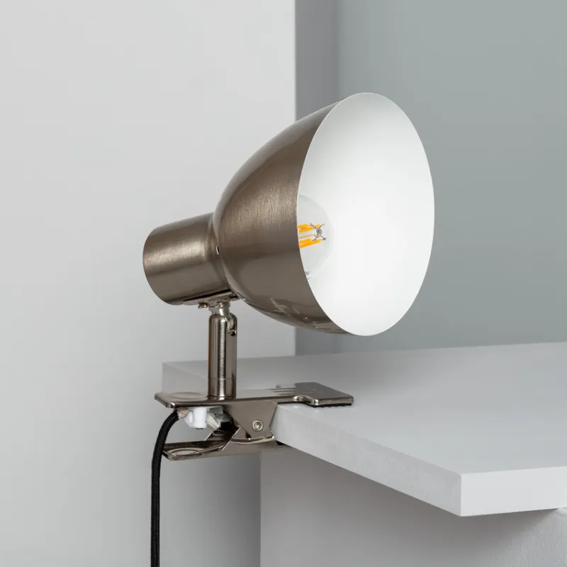 Lampe a pince de table bureau enfant ampoule led E14