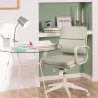Lampe a pince de table bureau enfant ampoule led E27-blanc-bleu-orange-vert