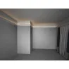 Profil aluminium 1m corniche cornière ruban led éclairage indirect Bandeau lumineux