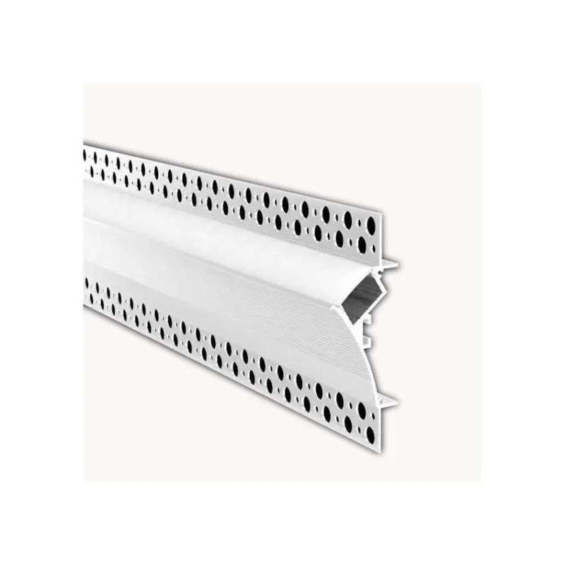 Profil aluminium 1m corniche cornière ruban led éclairage indirect Bandeau lumineux