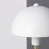 Lampe sur pied abat-jour blanc culot e27 pied doré
