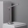 Lampe a poser grise led de bureau de travail secteur ou piles