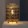 Lampe a poser lanterne style marocain culot e27