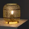 Lampe a poser lanterne style marocain culot e27