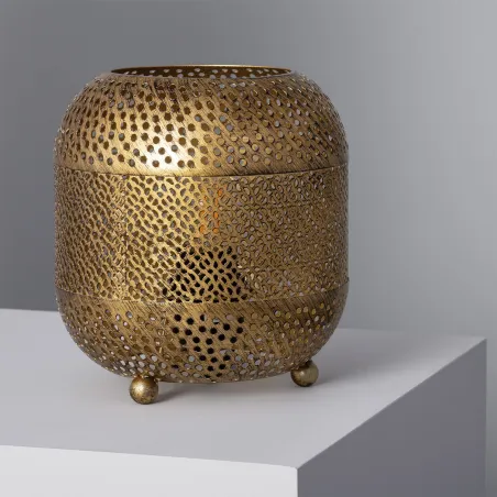 Lampe a poser lanterne style marocain culot e27