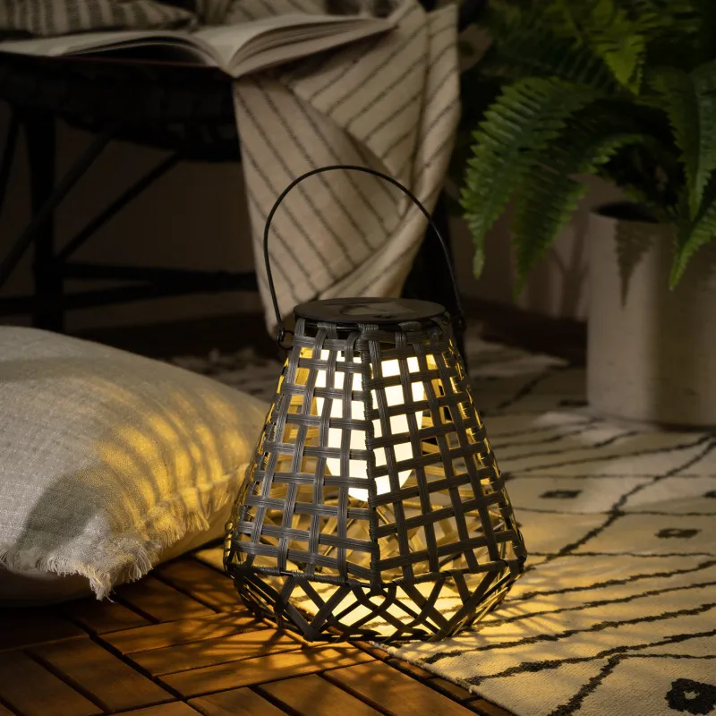 Lampe a poser solaire étanche extérieur nomade lumineuse
