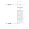 Lampe sur pied table aluminium noir culot e27