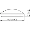 Applique plafonnier Philips ip44 led 6w rond 22cm