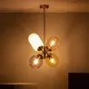 Suspension luminaire suspendu plafonnier 4 culot e27