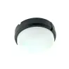Hublot applique plafonnier ip65-25w extérieur rond noir