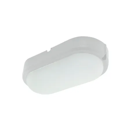 Hublot applique plafonnier ip65-25w extérieur ovale blanc