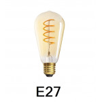 Catégorie Ampoule filament LED E27 - Xiled : AMPOULE filament LED VARIABLE CHAUD 500 lumens-13cm edison , ampoule led 30cm cu...